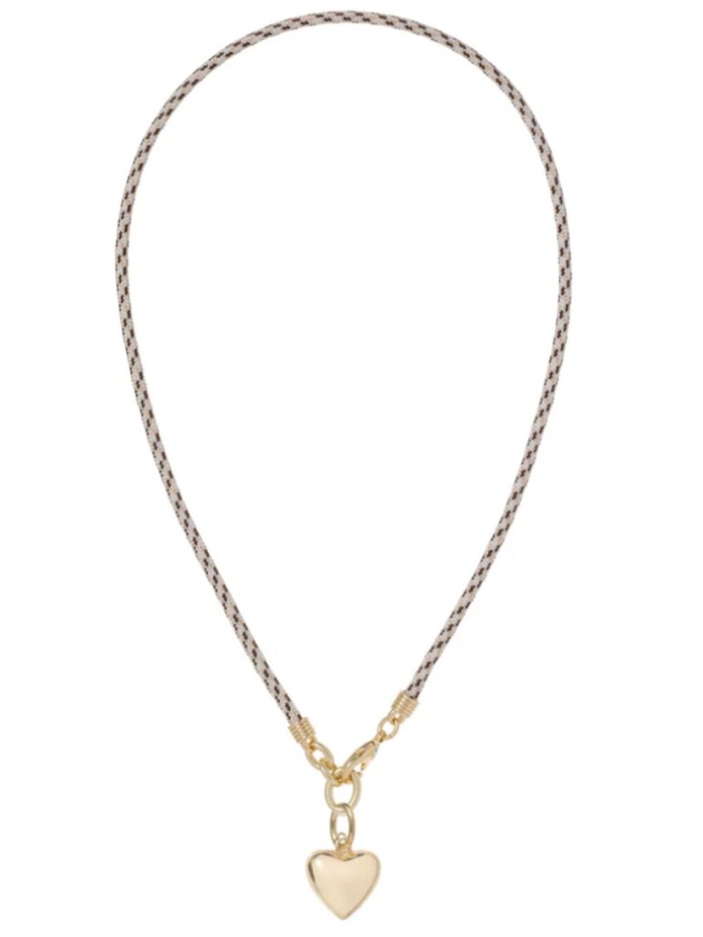 Roxanne Assoulin The Happy Cord Charm Necklace Sesame/Gold